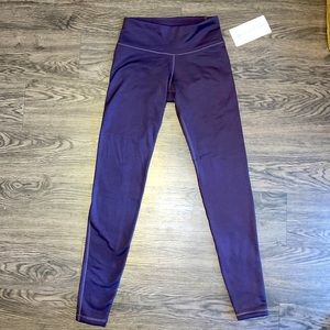 Athleta dark purple leggings XXS